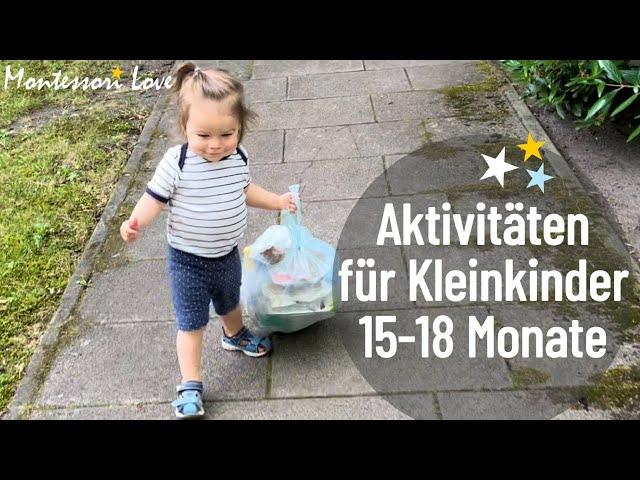 Aktivitäten für Kleinkinder im Alter von 15-18 Monaten