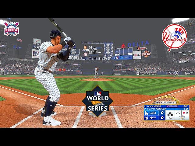 MLB The Show 23 New York Yankees vs Los Angeles Dodgers | World Series Final 2024 | Gameplay PS5 HD
