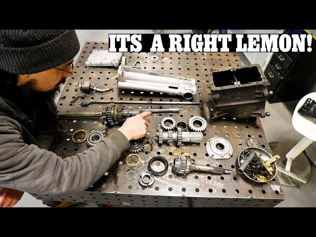 What's Inside A Ford Rocket 4 Speed Quaife Straight Cut Gearbox?  Exploded View