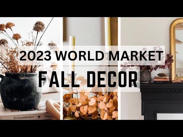 SHOP WITH ME - WORLD MARKET NEW FALL DECOR || 2023