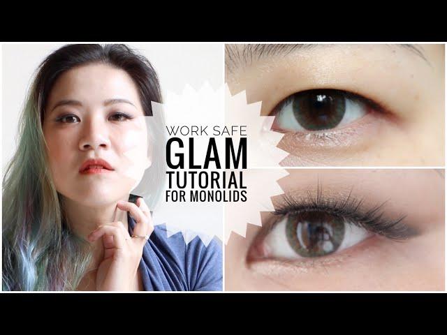 Easy Soft Work Safe Glam Makeup for Monolids