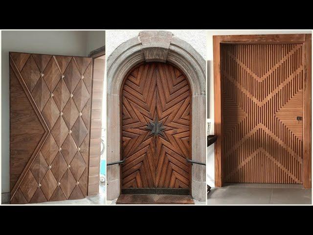 2025 Latest Wooden Main Door Designs For Modern Home Interior Door Ideas Trendy #Door #Designs