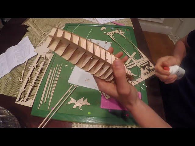 how to make a wooden model sail boat  DIY wooden model boat