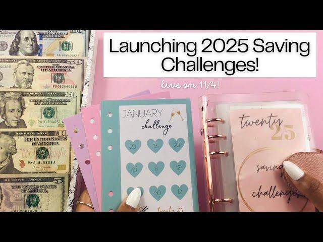 LAUNCHING 2025 SAVINGS CHALLENGES | Low Cash Stuffing | SAVINGS CHALLENGE STUFFING | November #1