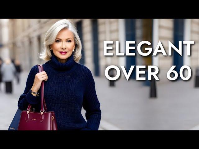 How to Dress and Look Elegant Over 60