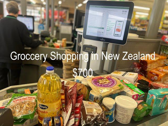 Grocery Shopping in New Zealand $700