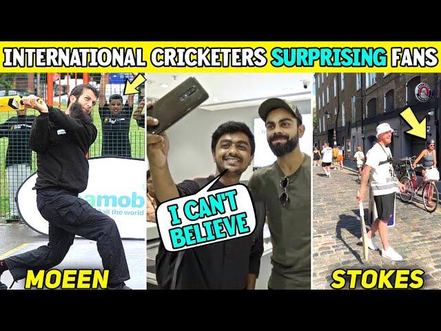 When Famous International Cricketers Surprising Their Fans ( Part 2 ) | Moeen, Buttler, Kohli