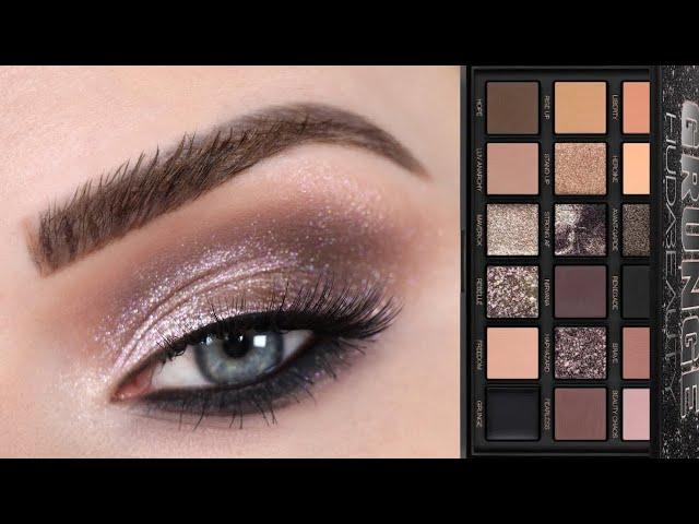 Huda Beauty Pretty Grunge Palette | Neutral Glam Eyeshadow Tutorial