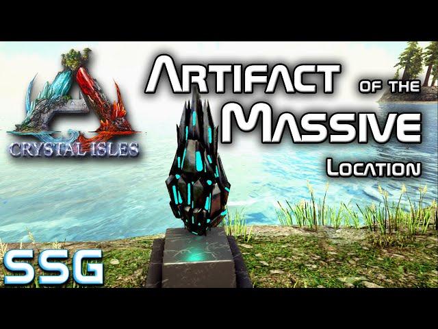 ARK Crystal Isles Artifact of the Massive Location