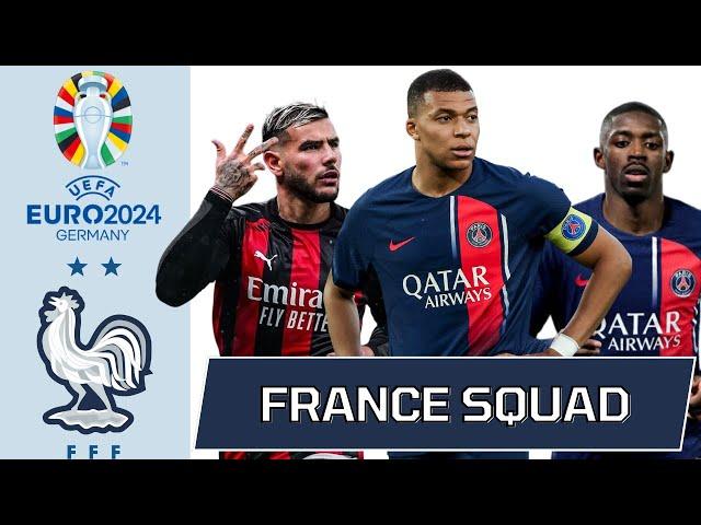 FRANCE SQUAD EURO 2024 | France Football Team | Road to Euro 2024