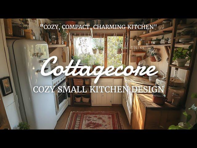 Transform Your Small Kitchen into a Cozy Cottagecore Haven