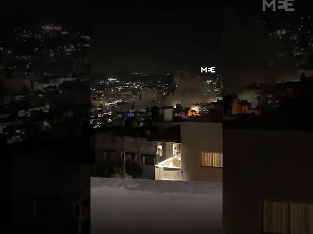 Israel bombs mosque in Jenin