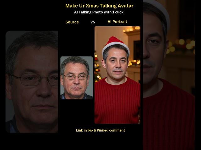 Make your personalized Santa video with Virbo AI Talking Photo #decoratevirboavatar