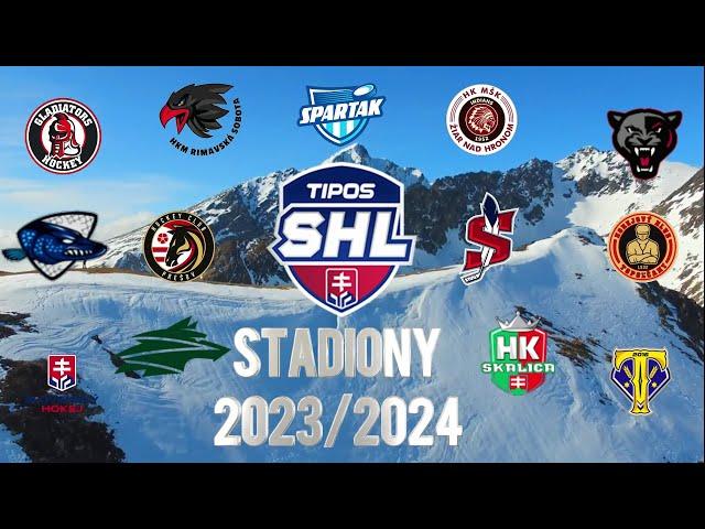 TIPOS SHL - Slovenská hokejová liga Štadióny 2023/24 :)