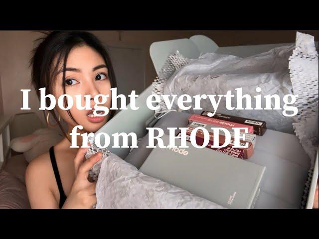 I bought EVERY Rhode product  || Trying Western Skincare on Asian Skin