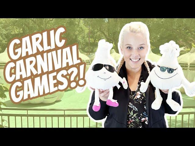 Garlic Themed Carnival Games at Gilroy Gardens!