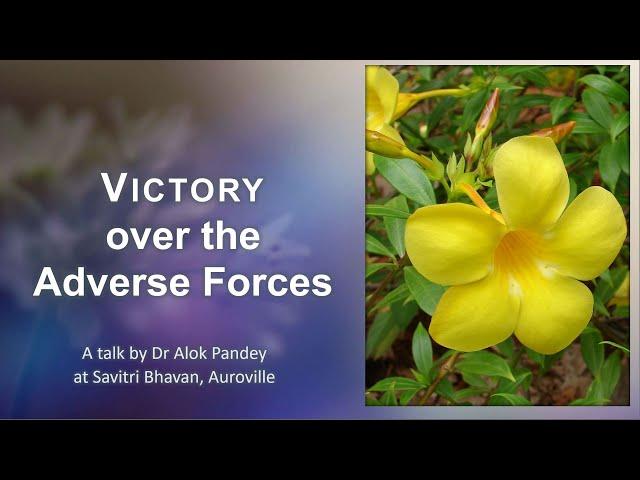 Victory over the Adverse Forces  |  TE 565  |  Dr Alok Pandey