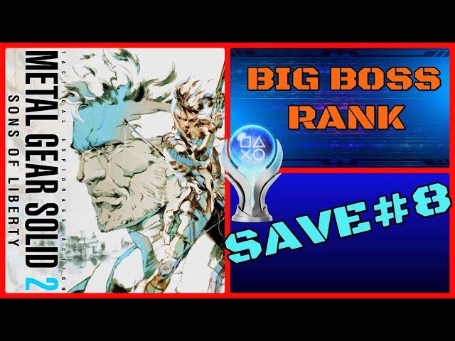 MGS2 Master Collection - Big Boss Rank | Save#8