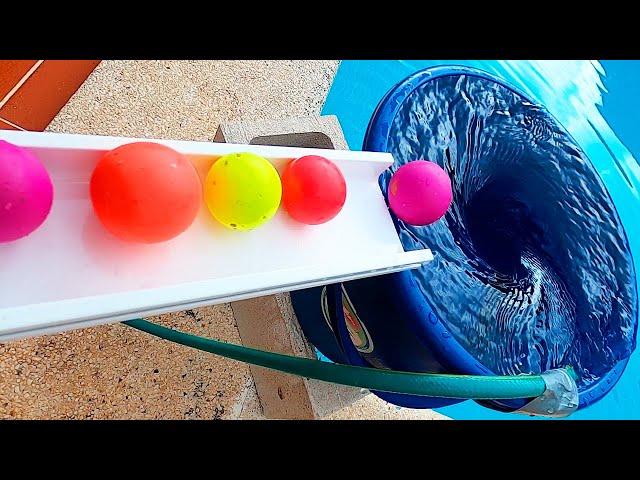 Marble Run Race ASMR Whirlpool | Colorful Pop Tube | Magic Slime Ball