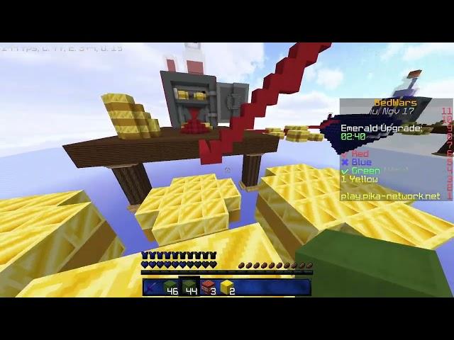 How to win in Bedwars 4v4v4v4 on PikaNetwork