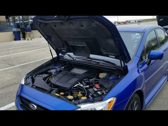 2015 Subaru WRX E30 Tune in staging lanes of Route 66 Raceway in Joliet, IL 4/21/18