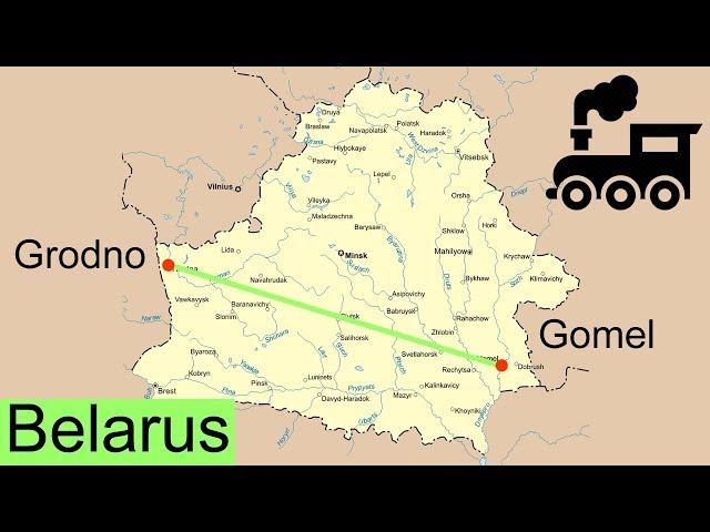 Grodno Gomel Train Ride Belarus