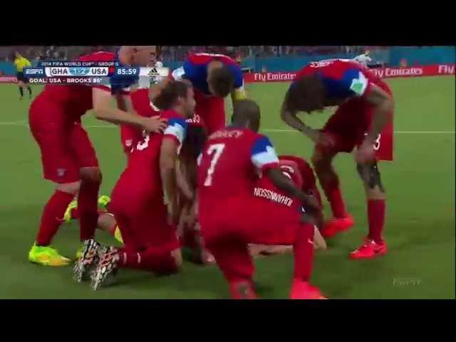 John Brooks Goal vs Ghana, June 16th, 2014