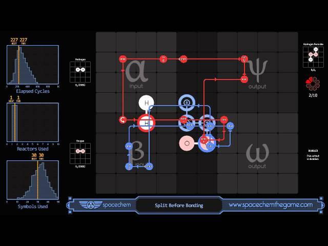 SpaceChem - 3.3 - Split Before Bonding