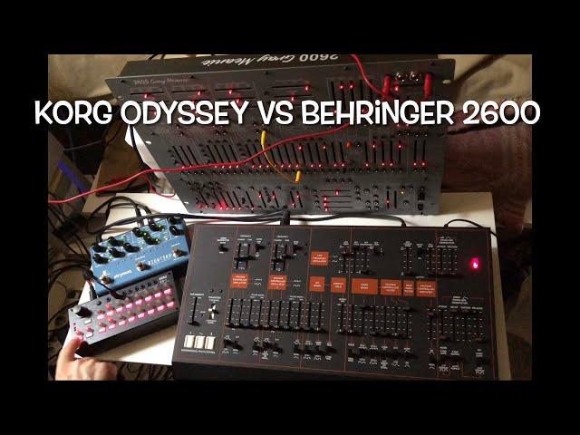 “Korg Odyssey vs Behringer 2600” by Friendly Noise