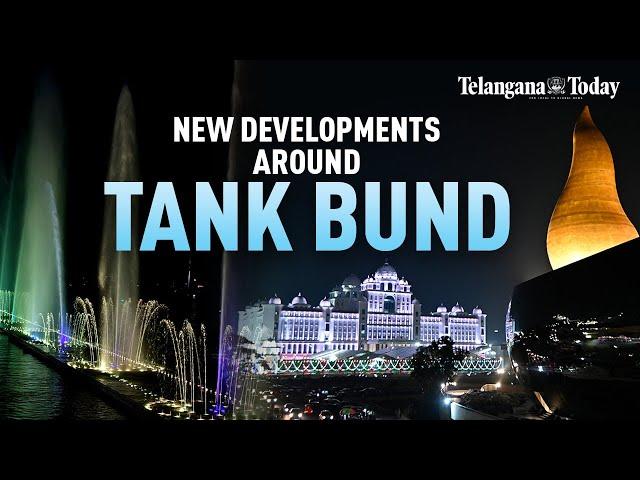 Hyderabad: New Attractions Of Tank Bund | Telangana Secretariat, Martyrs Memorial & Musical Fountain