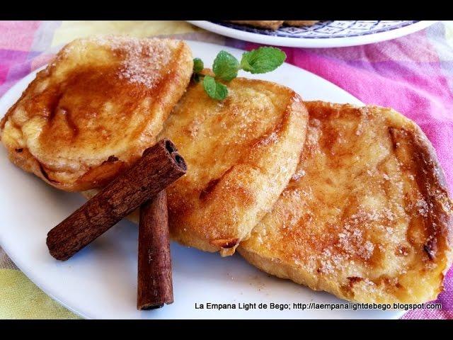 Torrijas Tradicionales al Horno.- Receta muy fácil