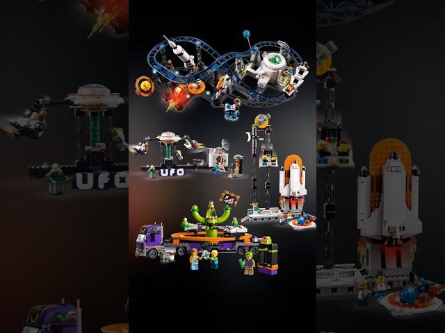 How to build a Lego space theme park with the new 3in1 space rollercoaster :31142.  #lego #legonews