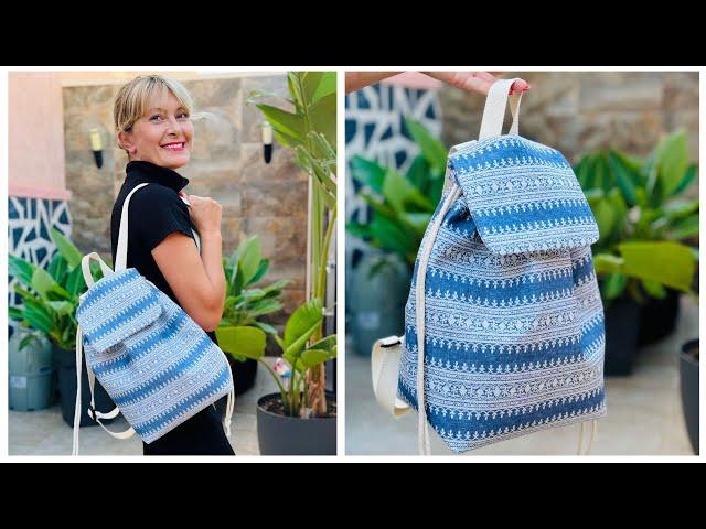 Como Coser Mochila Fácil Para Ti O Tus Niños / Coser y Disfrutar