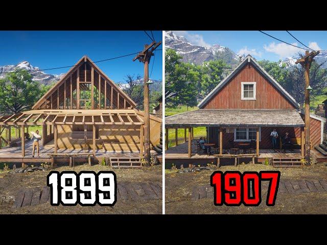 11 INCREDIBLE MAP CHANGES OVER TIME IN RDR2