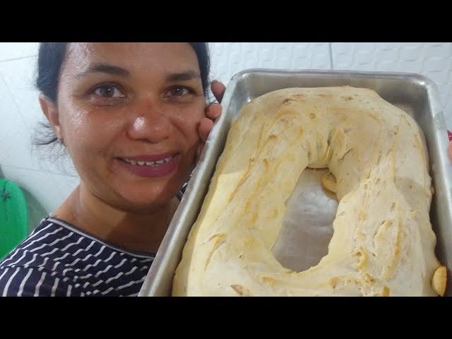 ROSCA DE POLVILHO GIGANTE ASSADA NO FORNO