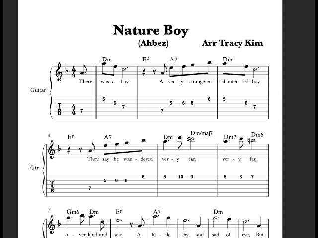 Nature Boy   Complete Guitar Mega LessonChords, Melody, Soloing, Chord Melody & more! Get PDFs/TABs!