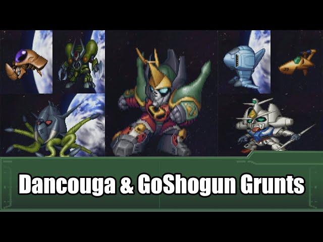 [ENG Sub]Super Robot Wars Alpha 3-Dancouga & GoShogun Grunts Attacks|第3次スパロボα-ダンクーガ & ゴーショーグエネミー 全武装