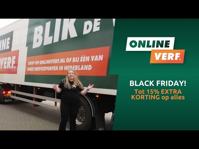 Black Friday bij Onlineverf.nl!