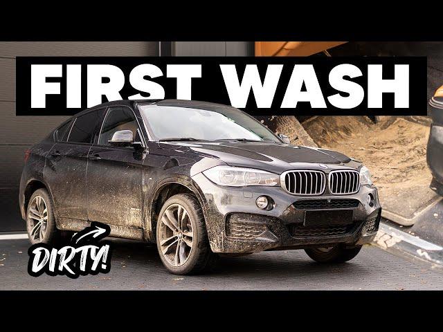 BMW X6 First Wash In 1 Year - Deep Clean