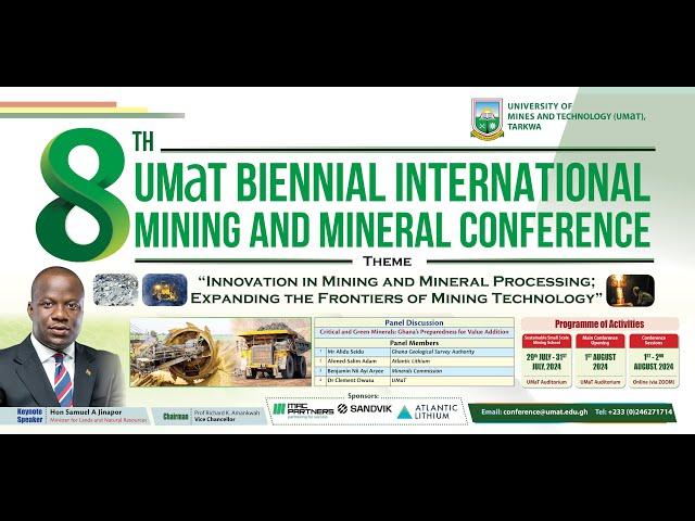 8th UMaT Biennial International Mining and Mineral Conference