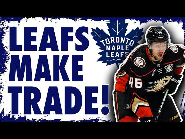 Maple Leafs make trade with the Ducks!