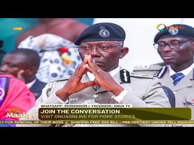Captain Smart discussed the terrible challenges that Ghana's Police and Armed Forces are facing.