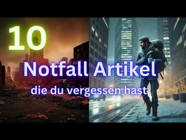 10 unkonventionelle Dinge für dein Notfall Survival Kit, die du vergessen hast! #prepping  #ww3