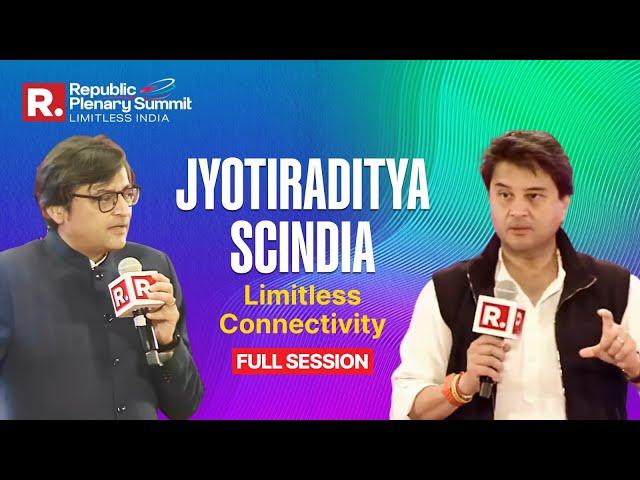 Jyotiraditya Scindia at Republic Plenary Summit 2025 | India's Flight To Limitless Connectivity