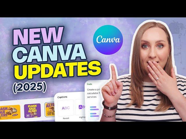 NEW Canva Features You HAVE TO know about! (Canva Create 2025)