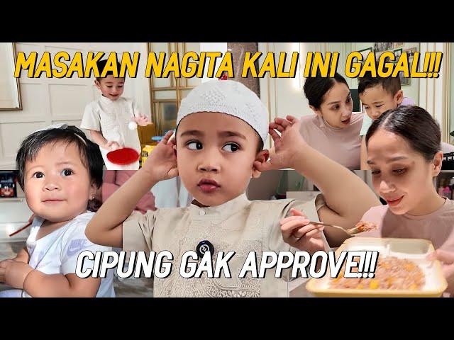 CIPUNG BELAJAR ADZAN KE MASJID!!! NAGITA SIAPIN MASAKAN BUAT CIPUNG PULANG NGAJI!! TAPI GAGAL??!!