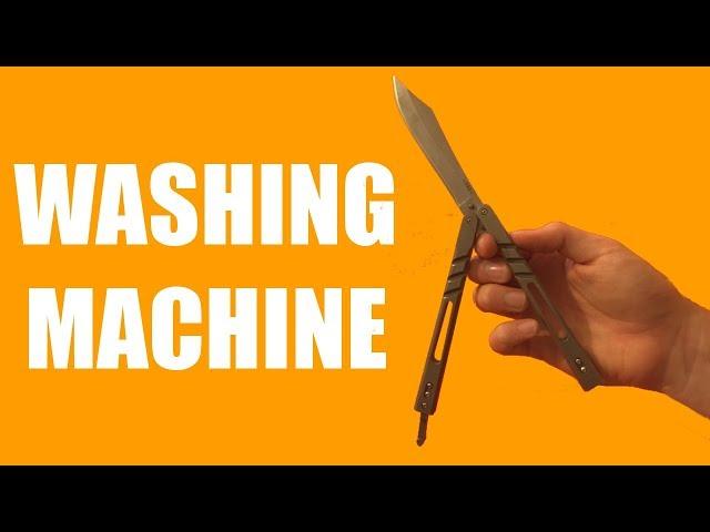 Butterfly Knife Tricks for Beginners #6.5 (Washing Machine)