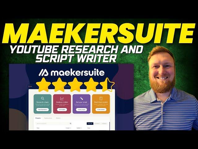 Maekersuite Review: Killer YouTube Research & Script Writing AI Tool