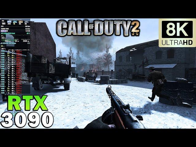 ►Call of Duty 2 in 8K | Maximum Graphics | RTX 3090