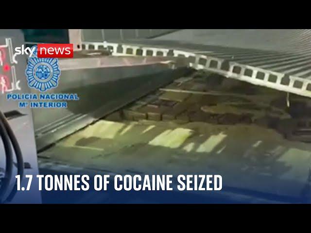 Police seize 1.7 tonnes of cocaine targeting Balkan Cartel